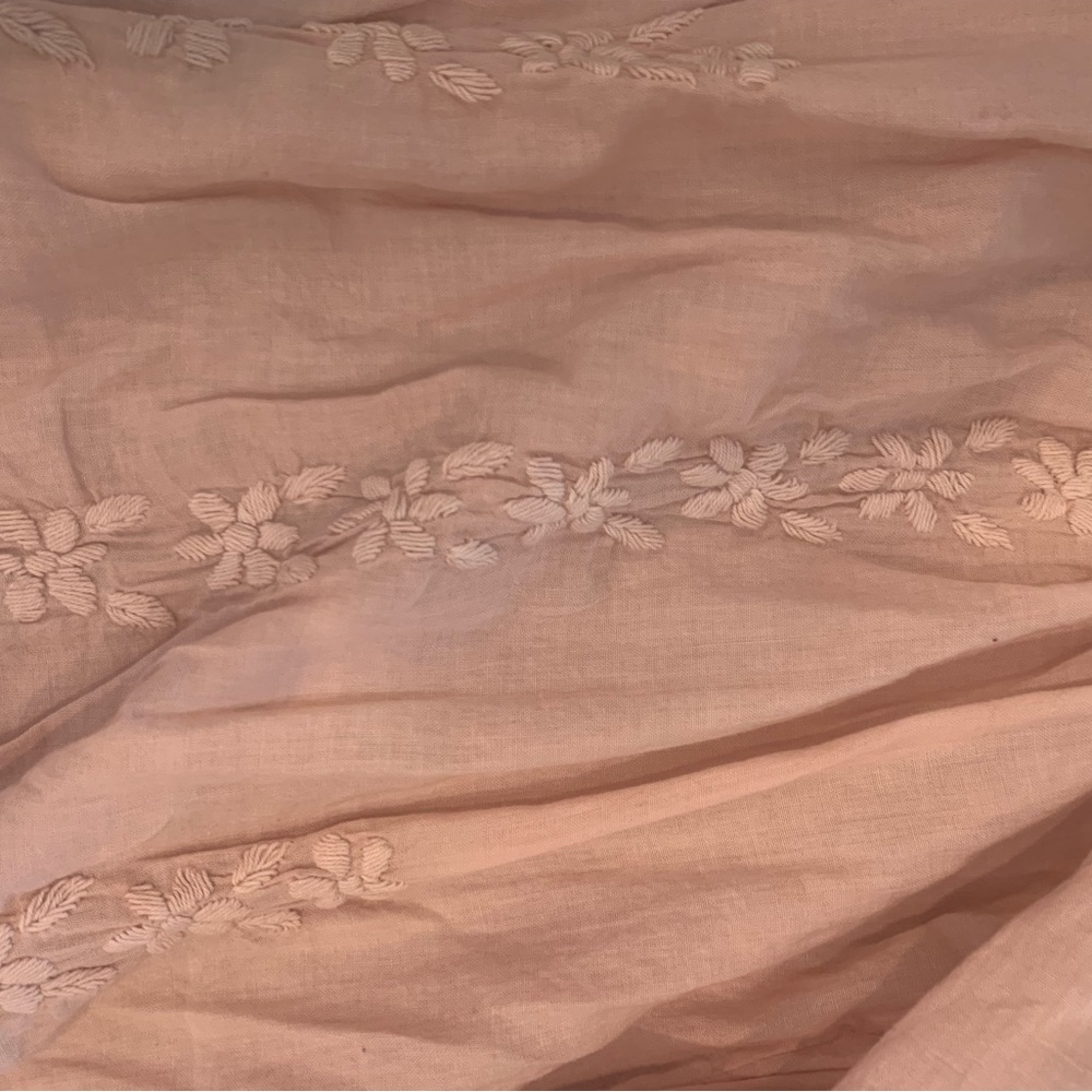 Light pink cotton blouse JP and Mattie